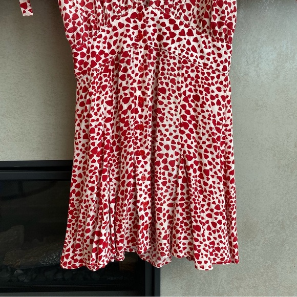 Rue Stiic Laguna Mini Dress Red Hearts, Size XS - Picture 12 of 13